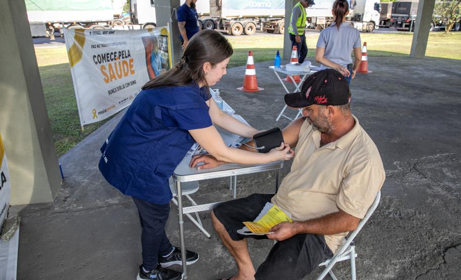 Portos do Paraná promove campanha Maio Amarelo no Pátio de Triagem