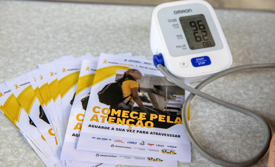 Portos do Paraná promove campanha Maio Amarelo no Pátio de Triagem