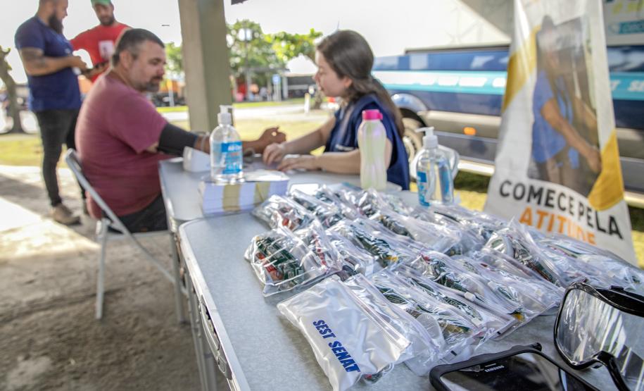 Portos do Paraná promove campanha Maio Amarelo no Pátio de Triagem