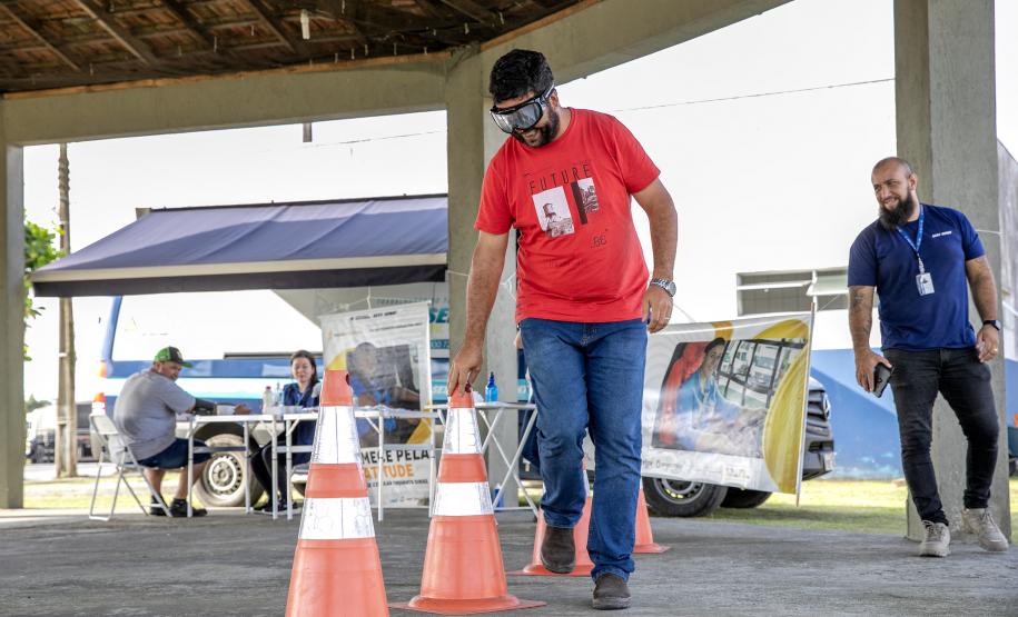 Portos do Paraná promove campanha Maio Amarelo no Pátio de Triagem