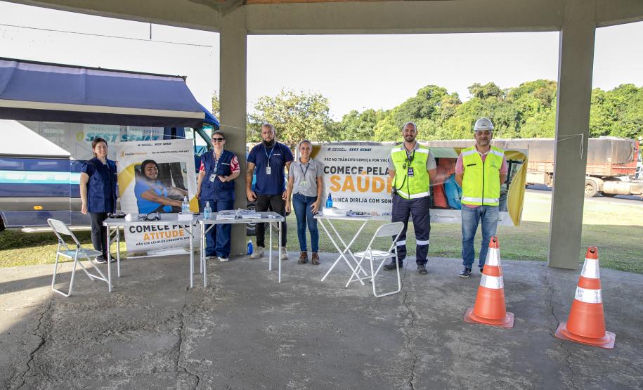 Portos do Paraná promove campanha Maio Amarelo no Pátio de Triagem