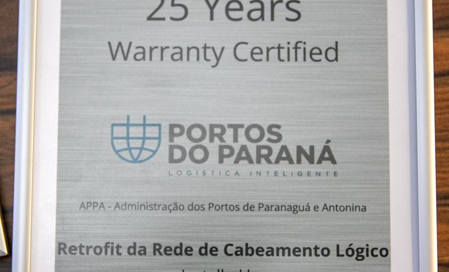 Retrofit tecnológico gera dois certificados para a Portos do Paraná