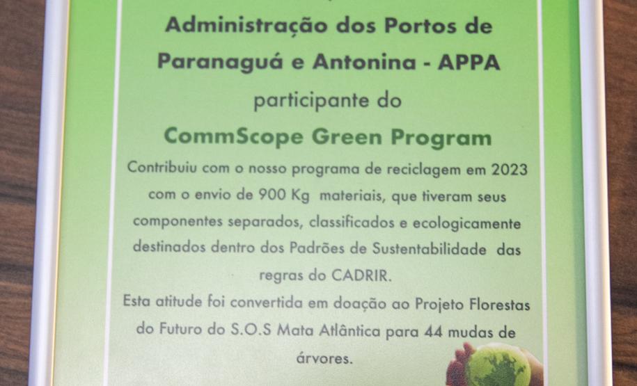 Retrofit tecnológico gera dois certificados para a Portos do Paraná