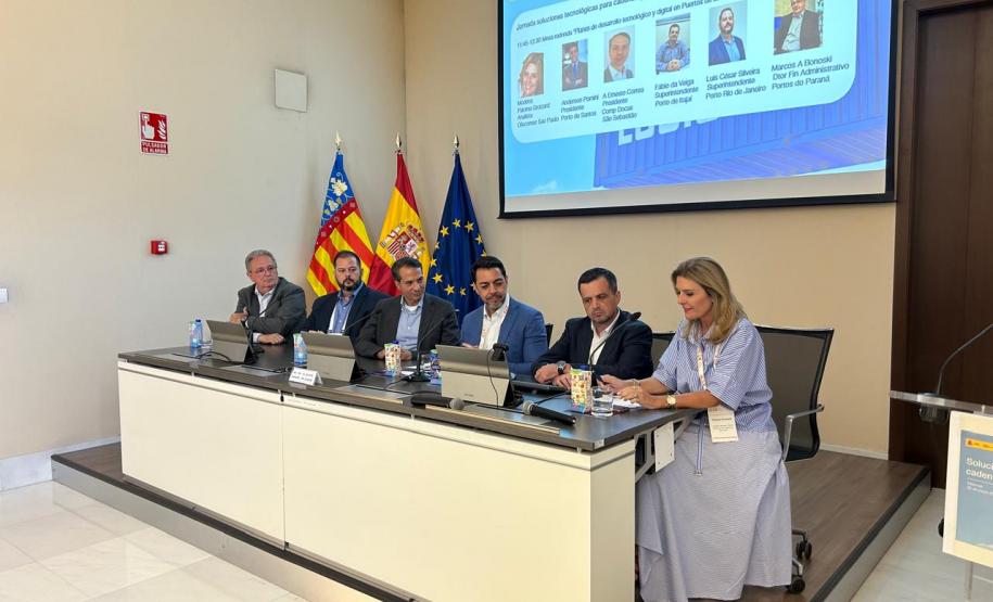 Portos do Paraná estreita ligação com dirigentes e investidores espanhóis