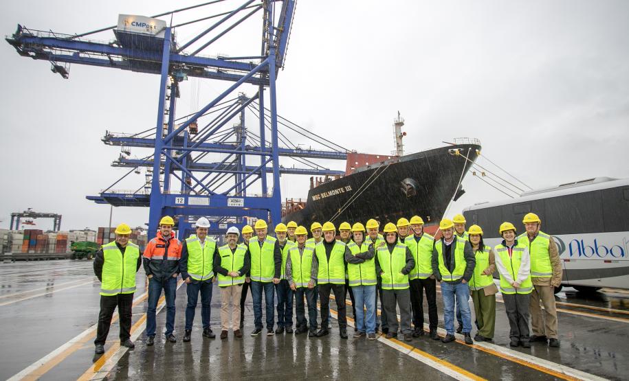 Porto de Paranaguá recebe visita técnica do Movimento Pró-Paraná