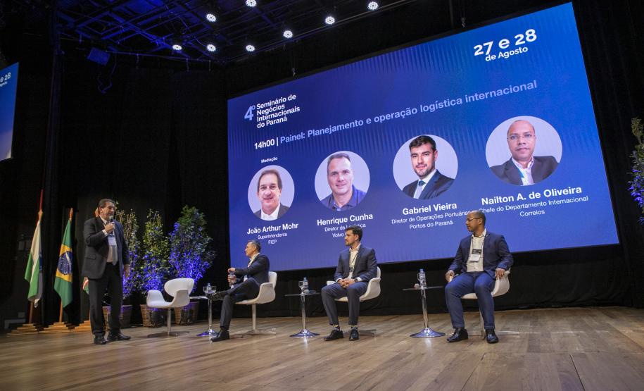 Portos do Paraná participa do 4º Seminário de Negócios Internacionais do Estado