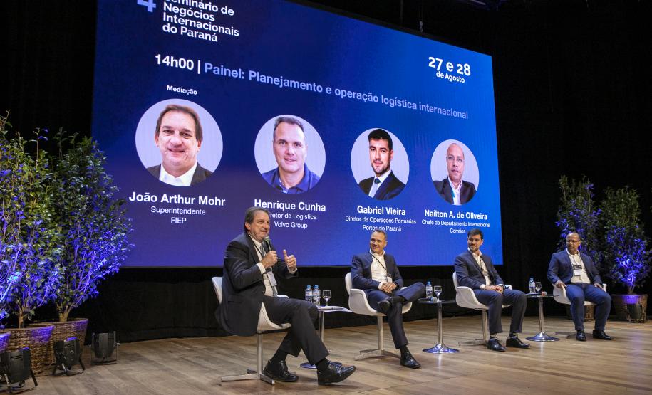 Portos do Paraná participa do 4º Seminário de Negócios Internacionais do Estado