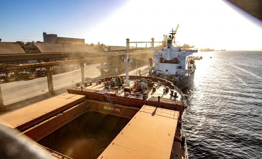 Exportação de soja pelos portos paranaenses cresce 4 vezes mais que a média nacional