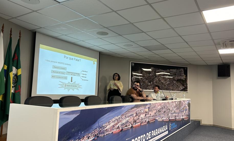 Saúde Mental é destaque no Setembro Amarelo da Portos do Paraná