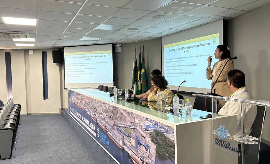 Saúde Mental é destaque no Setembro Amarelo da Portos do Paraná