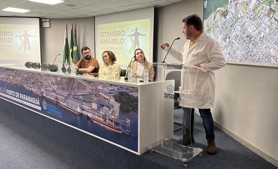 Saúde Mental é destaque no Setembro Amarelo da Portos do Paraná
