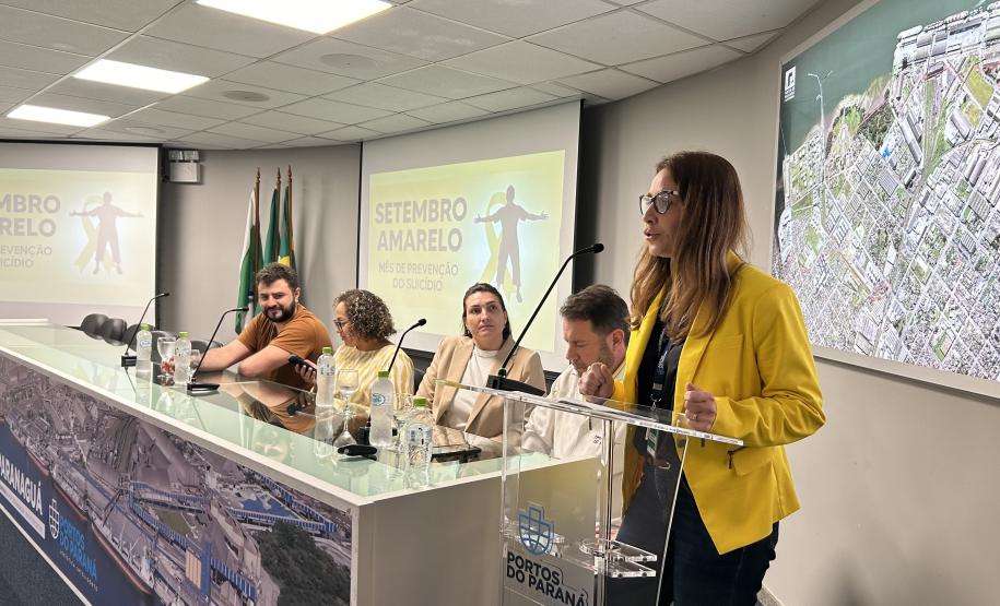 Saúde Mental é destaque no Setembro Amarelo da Portos do Paraná