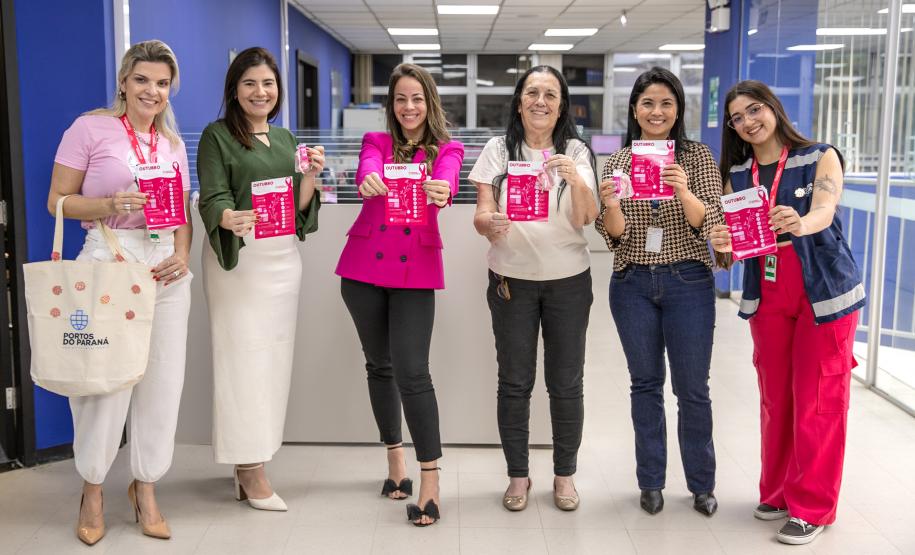 Emoção e informação marcam celebração do Outubro Rosa na Portos do Paraná