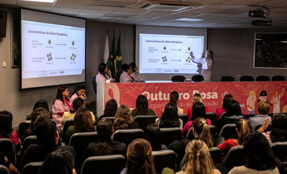 Emoção e informação marcam celebração do Outubro Rosa na Portos do Paraná