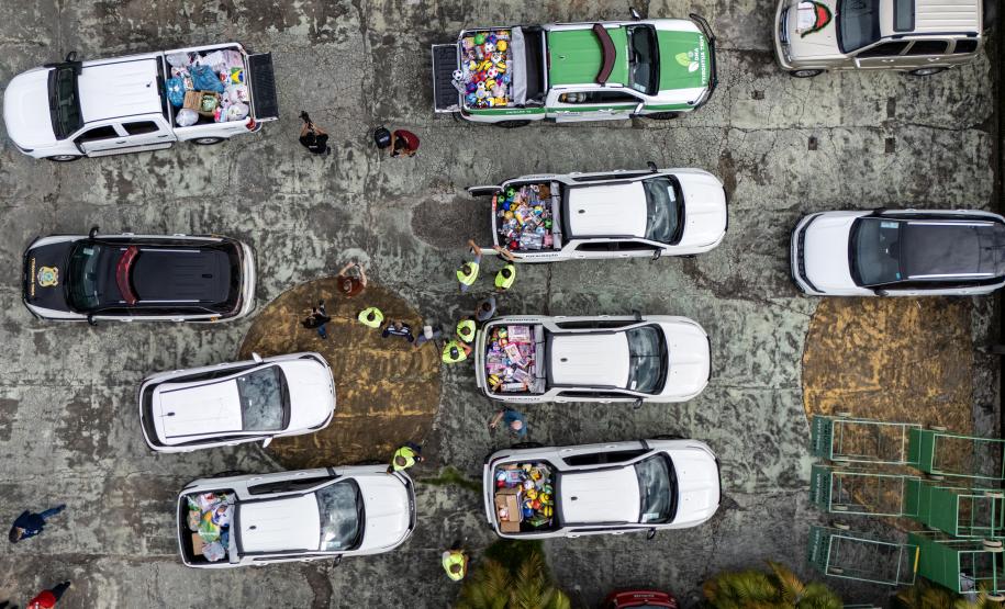 Natal Solidário da Portos do Paraná arrecada 1,2 mil brinquedos