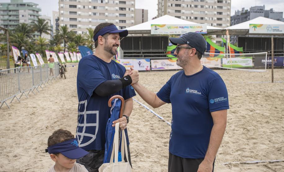 Mirella, Gustavo e Russo vencem 1° Torneio de Beach Tennis da Portos do Paraná