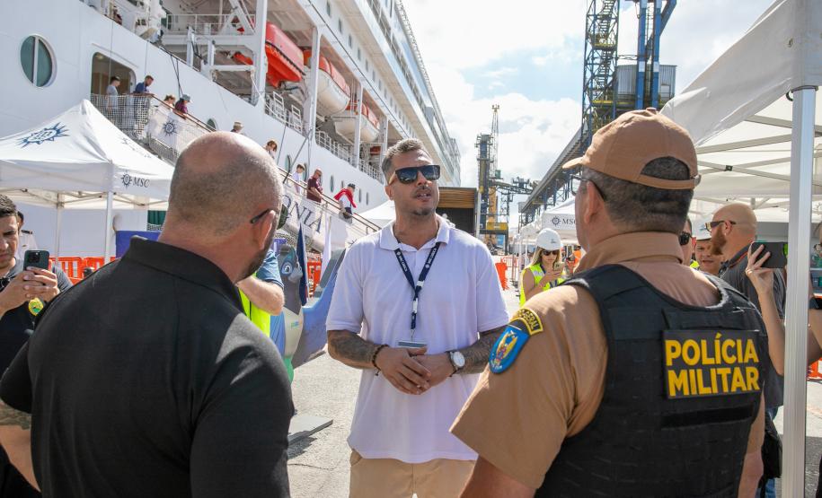 Segurança é mais um diferencial de Paranaguá para receber navios de Cruzeiro