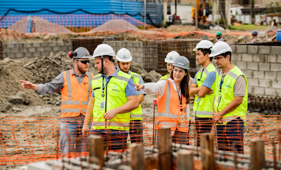 Começam as escavações do poço de recebimento de cargas do Moegão