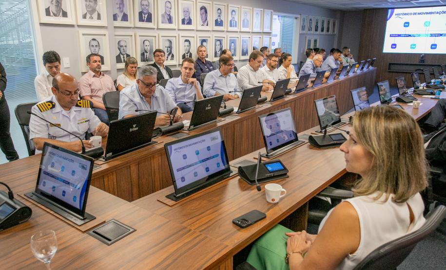 1ª Reunião da Coalizão Empresarial pela Portos do Paraná 2025 é realizada em Paranaguá