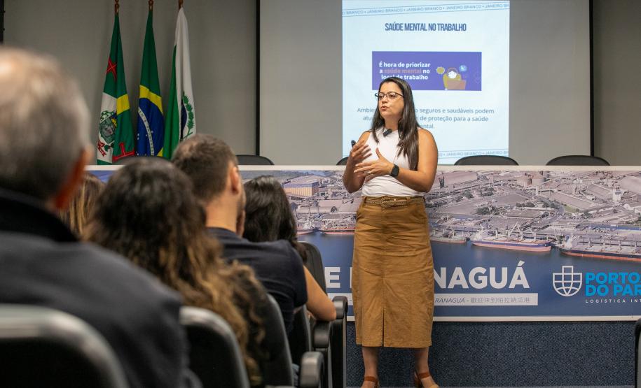 Portos do Paraná realiza evento interativo sobre saúde mental e emocional