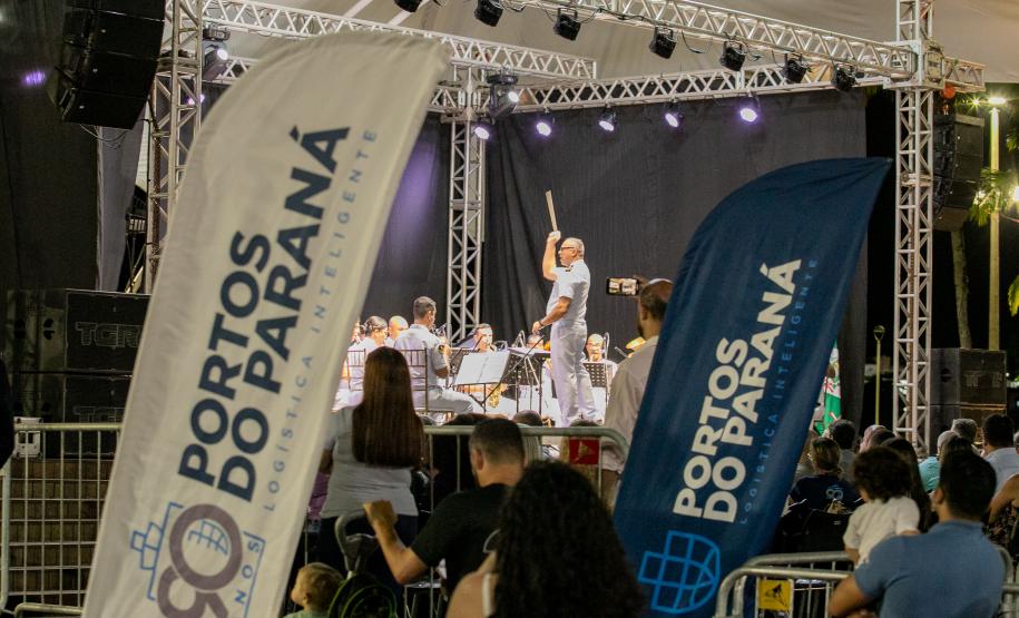 Concerto-show da Marinha celebra os 90 anos do Porto de Paranaguá