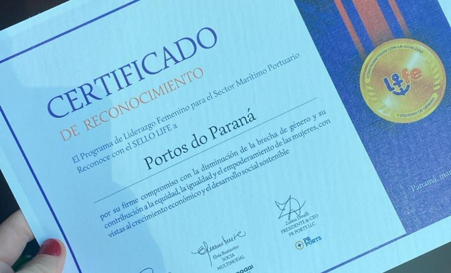 Autoridade Portuária recebe selo por equidade de gênero