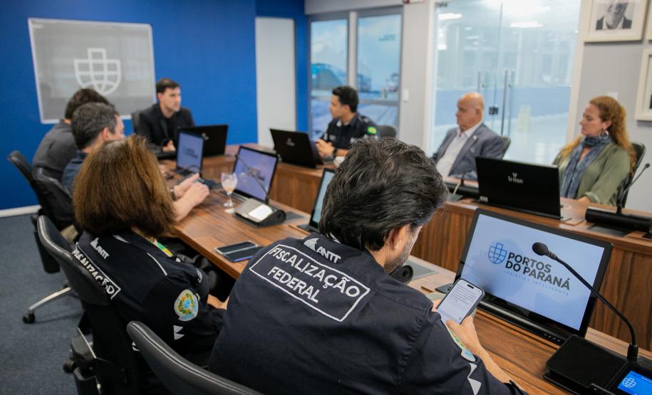 ANTT e Portos do Paraná realizam encontro para fortalecer integração logística