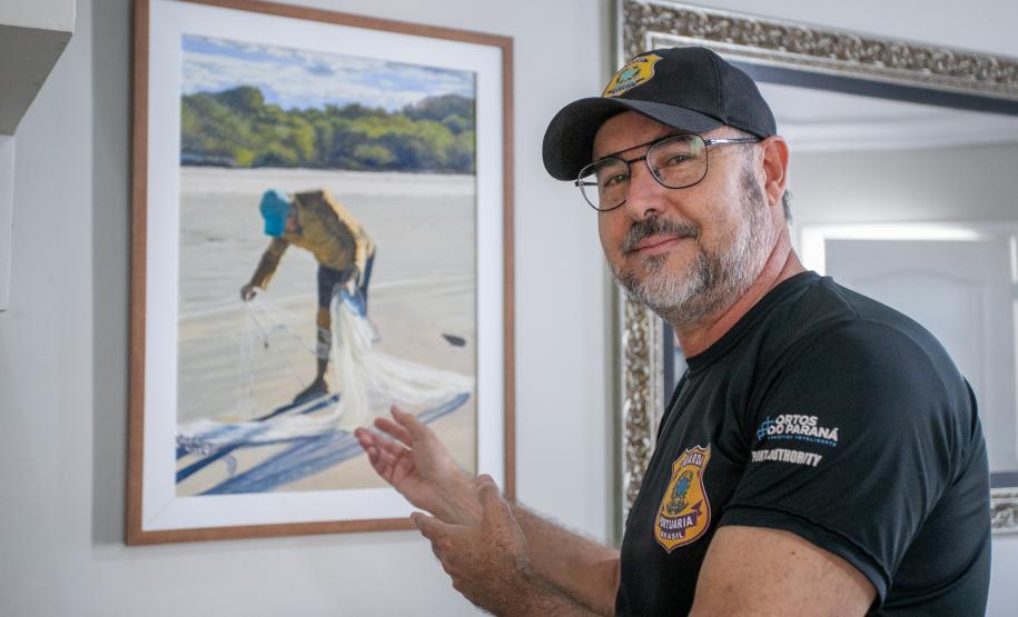 Guarda portuário é convidado para expor novamente no Carrousel du Louvre
