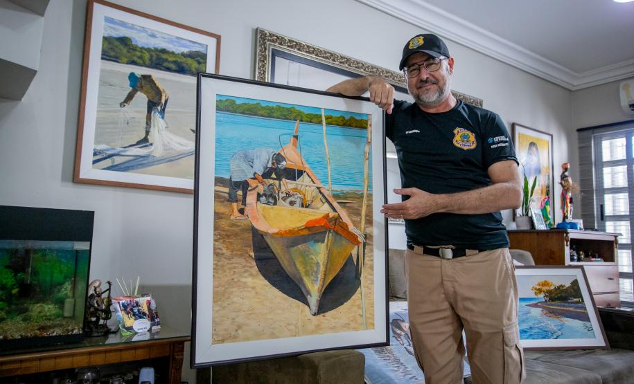Guarda portuário é convidado para expor novamente no Carrousel du Louvre