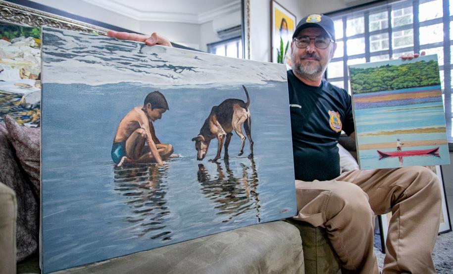 Guarda portuário é convidado para expor novamente no Carrousel du Louvre