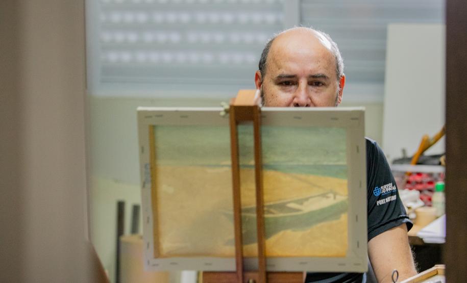 Guarda portuário é convidado para expor novamente no Carrousel du Louvre