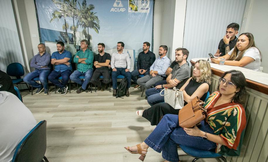 Portos do Paraná participa de debate na Aciap em prol de melhorias para a cidade