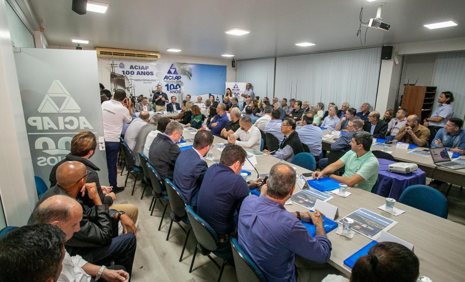 Portos do Paraná participa de debate na Aciap em prol de melhorias para a cidade