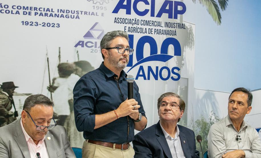 Portos do Paraná participa de debate na Aciap em prol de melhorias para a cidade