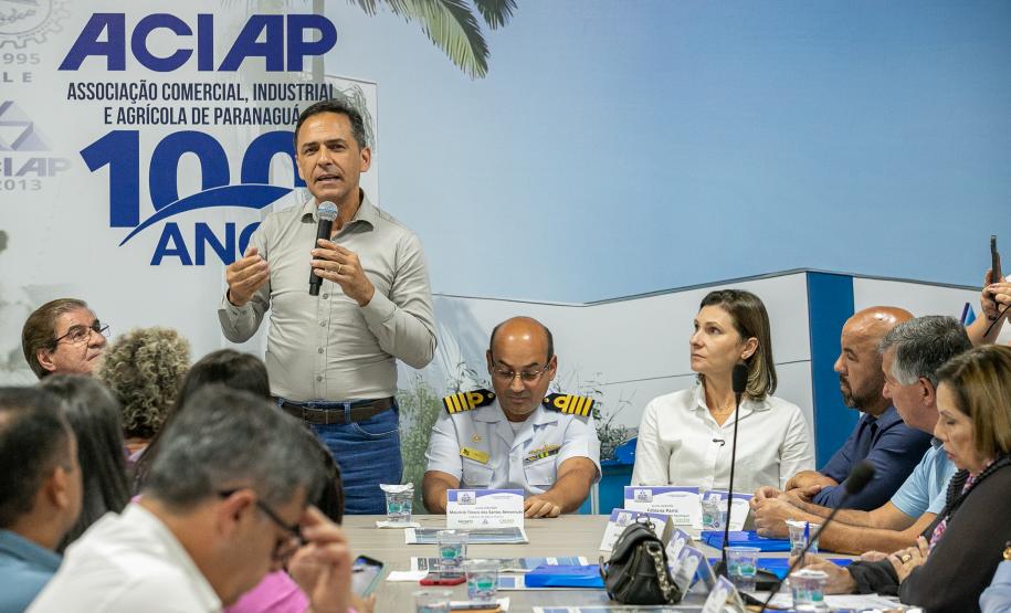 Portos do Paraná participa de debate na Aciap em prol de melhorias para a cidade
