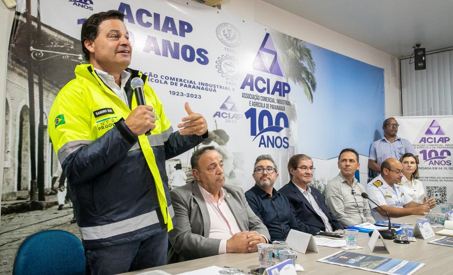 Portos do Paraná participa de debate na Aciap em prol de melhorias para a cidade
