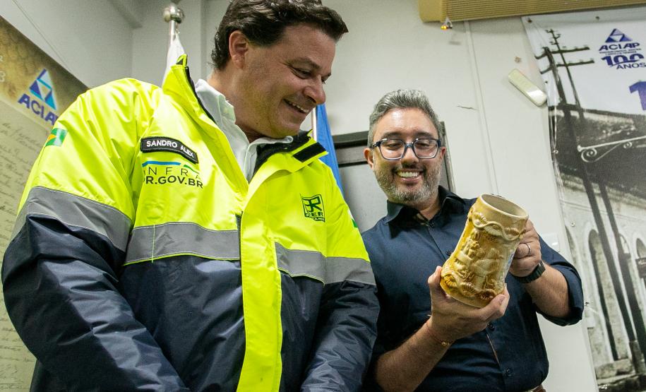 Portos do Paraná participa de debate na Aciap em prol de melhorias para a cidade