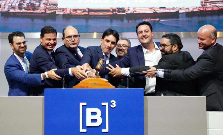 Leilões de áreas portuárias movimentam R$ 855 milhões em outorgas e garantem R$ 2,2 bilhões em investimentos no Paraná