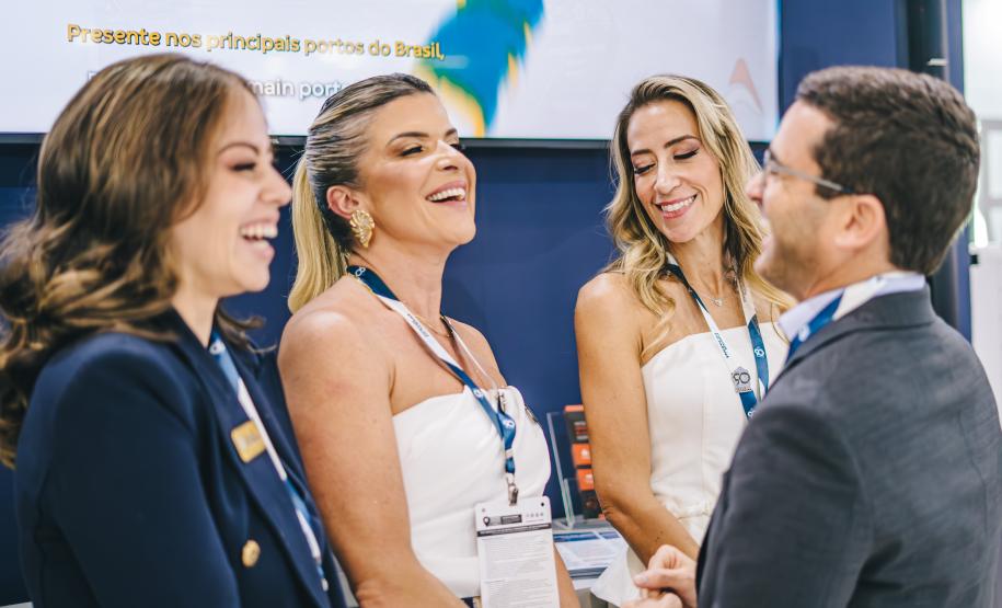 Estande da Portos do Paraná foi o mais visitado no 1º dia da Intermodal 2025