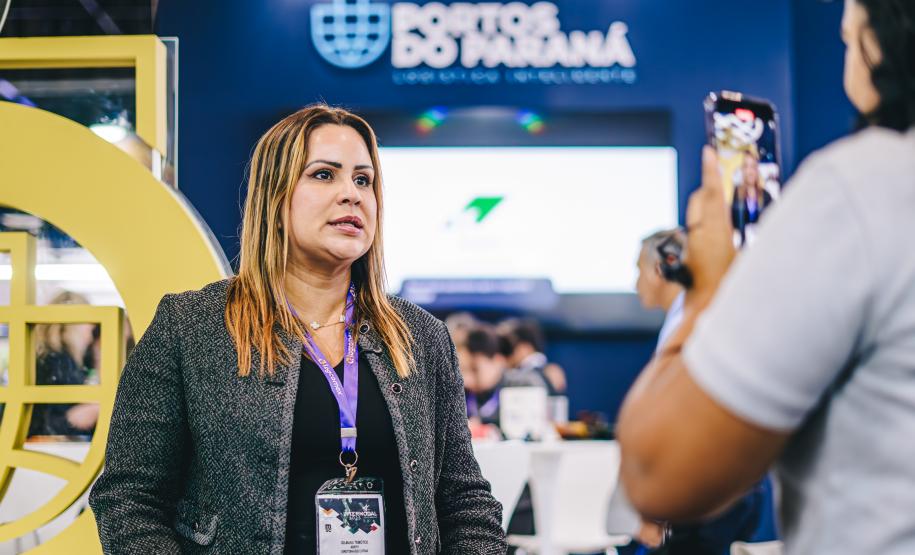 Estande da Portos do Paraná foi o mais visitado no 1º dia da Intermodal 2025