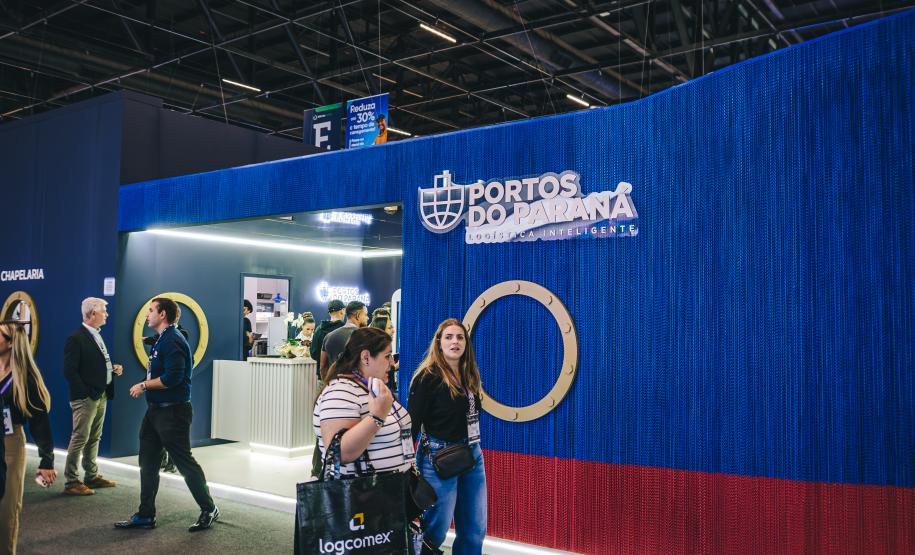 Estande da Portos do Paraná foi o mais visitado no 1º dia da Intermodal 2025