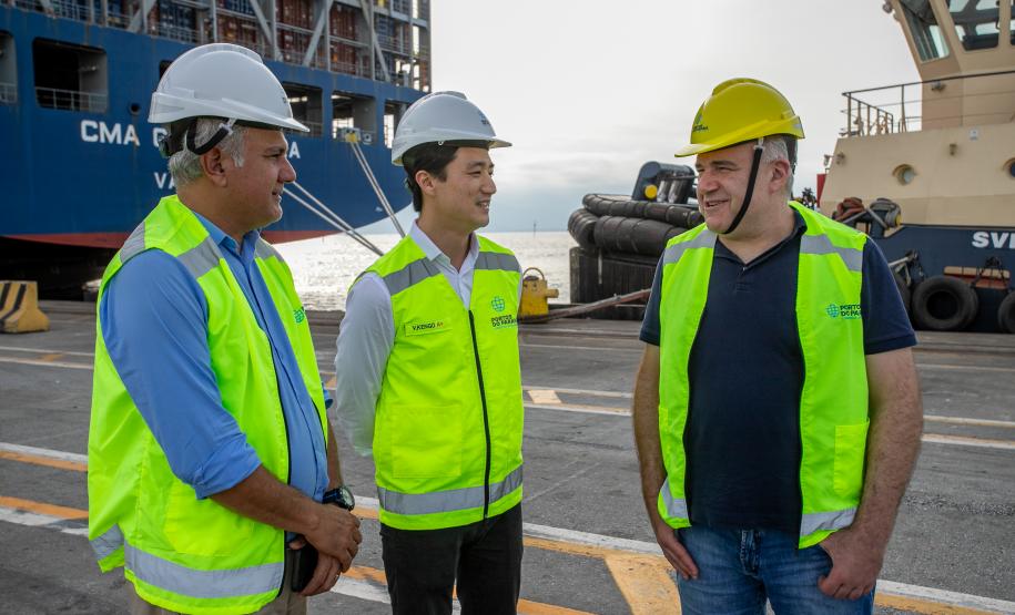 Deputado Ney Leprevost conhece obras do Moegão e novos arrendamentos no Porto de Paranaguá