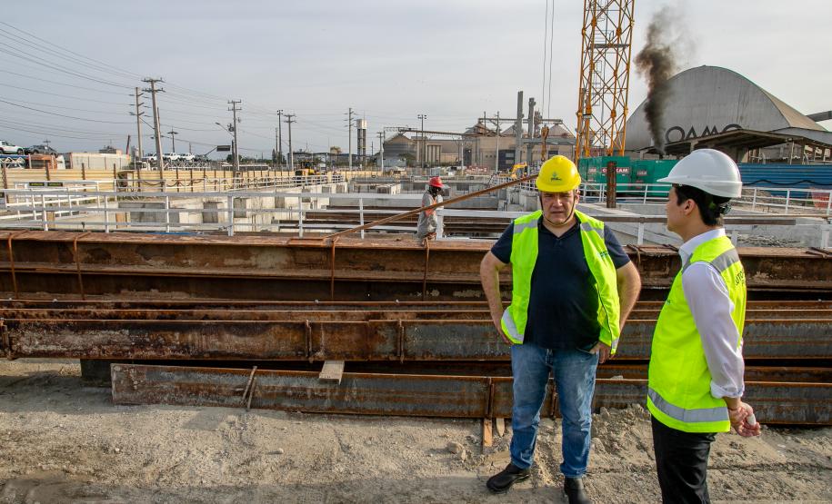 Deputado Ney Leprevost conhece obras do Moegão e novos arrendamentos no Porto de Paranaguá
