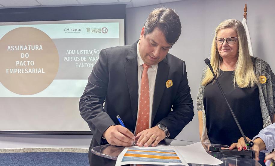 Portos do Paraná assume compromisso público contra exploração sexual infantil