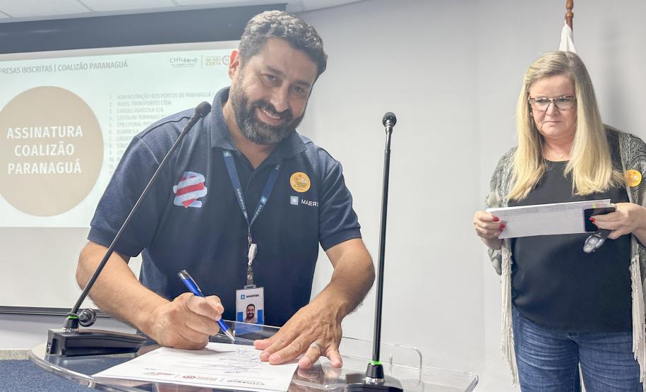 Portos do Paraná assume compromisso público contra exploração sexual infantil