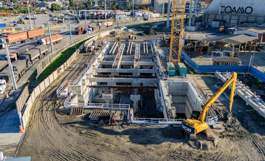 Maior investimento portuário do Brasil, Moegão alcança 52,5% de execução