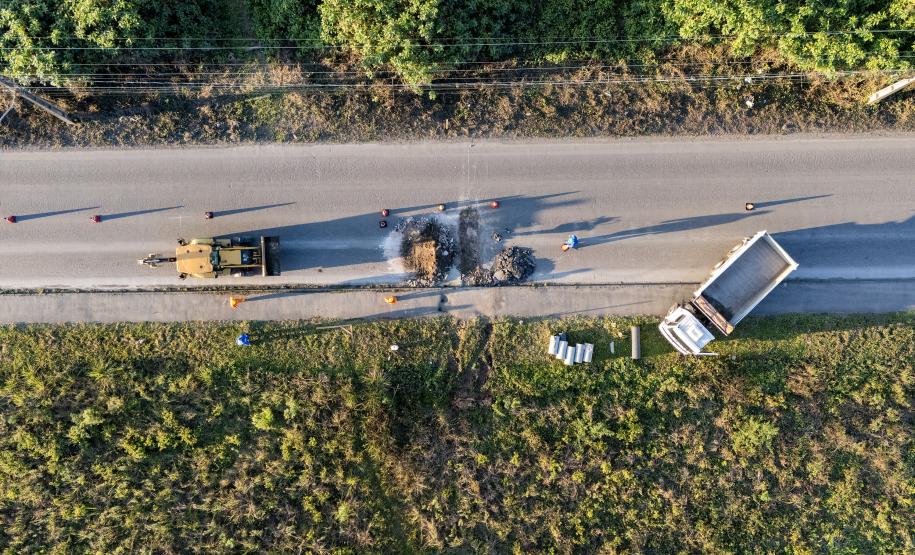 Portos do Paraná inicia obras viárias em Antonina