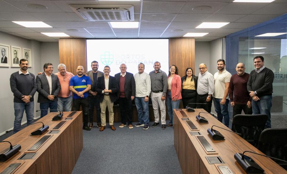 Vereadores de Paranaguá participam de reunião com presidência da Portos do Paraná