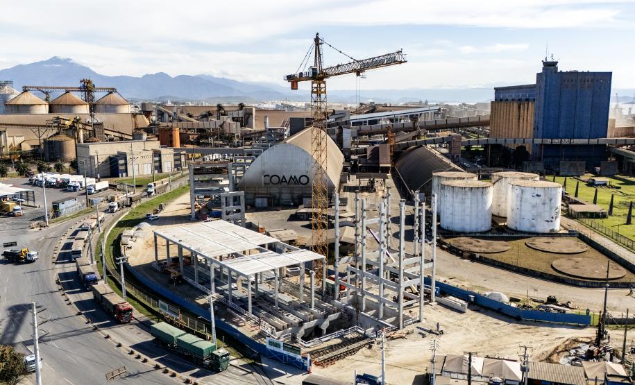 Moegão: mais de 67% da maior obra portuária do Brasil já está pronta