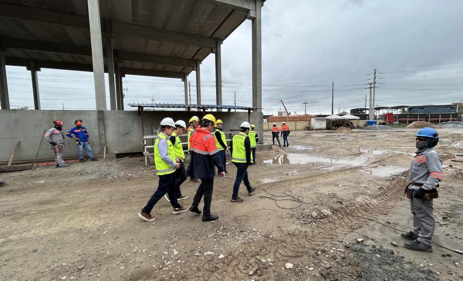 Engenharia pioneira do Moegão atrai autoridades portuárias brasileiras
